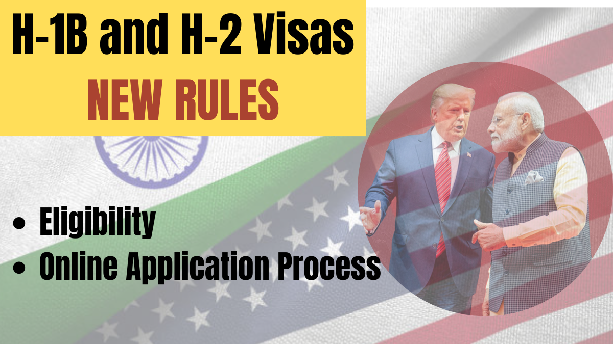 H-1B and H-2 Visas 2025 – Eligibility, New Rules, and Online Application Process