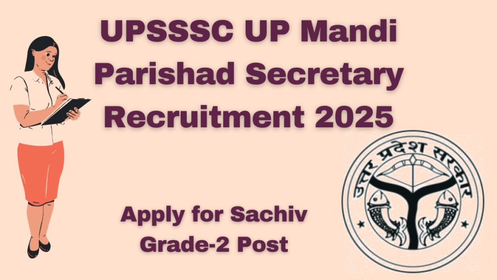 UPSSSC Mandi Parishad Secretary Recruitment 2025 | Apply for Sachiv Grade-2 Post