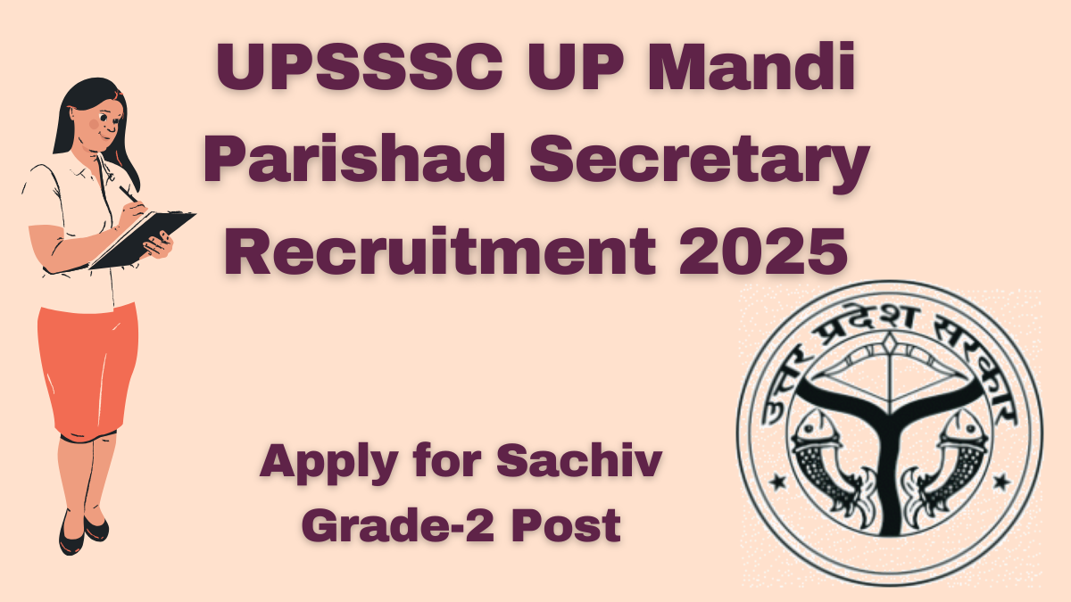 UPSSSC Mandi Parishad Secretary Recruitment 2025 | Apply for Sachiv Grade-2 Post