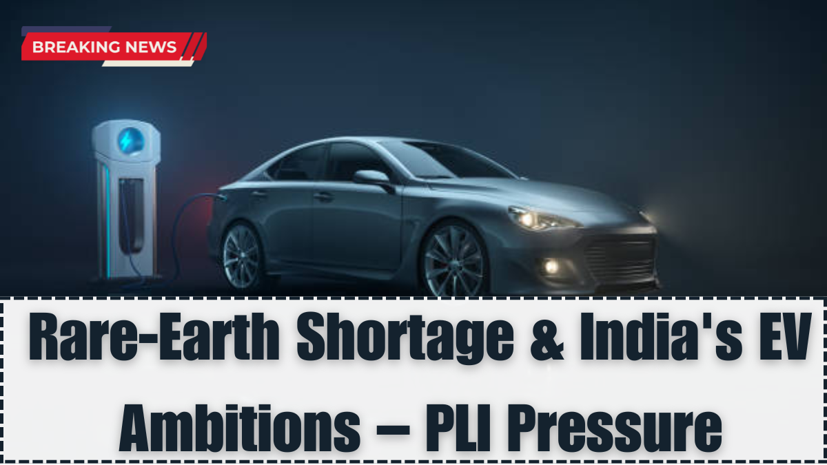 Rare-Earth Shortage & India's EV Ambitions – PLI Pressure