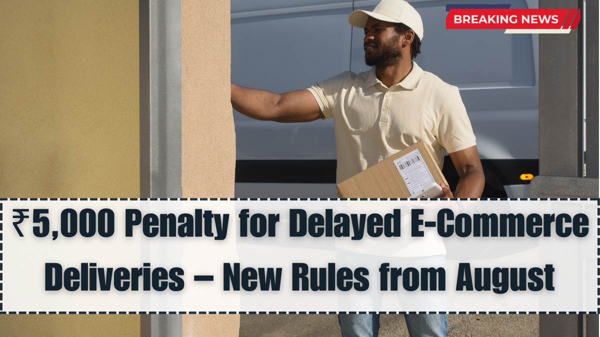 ₹5,000 Penalty for Delayed E-Commerce Deliveries – New Rules from August